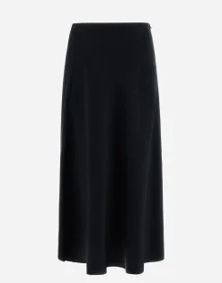 Herno Resort Skirt In Satin Effect
