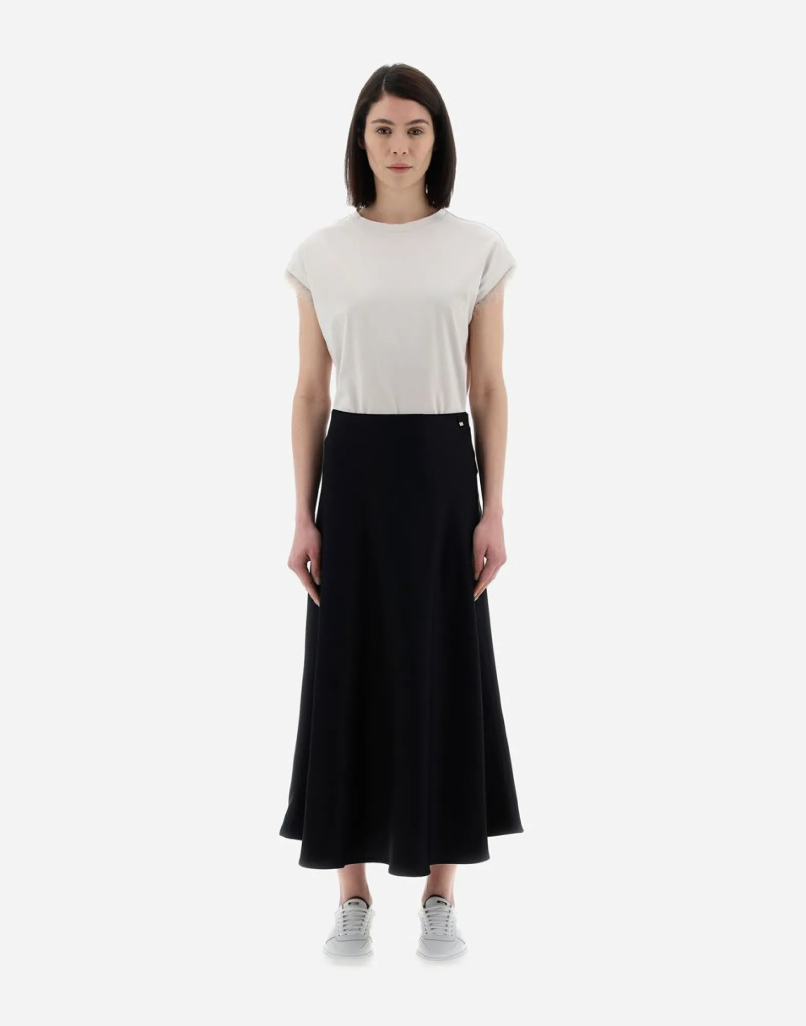 Herno Resort Skirt In Satin Effect
