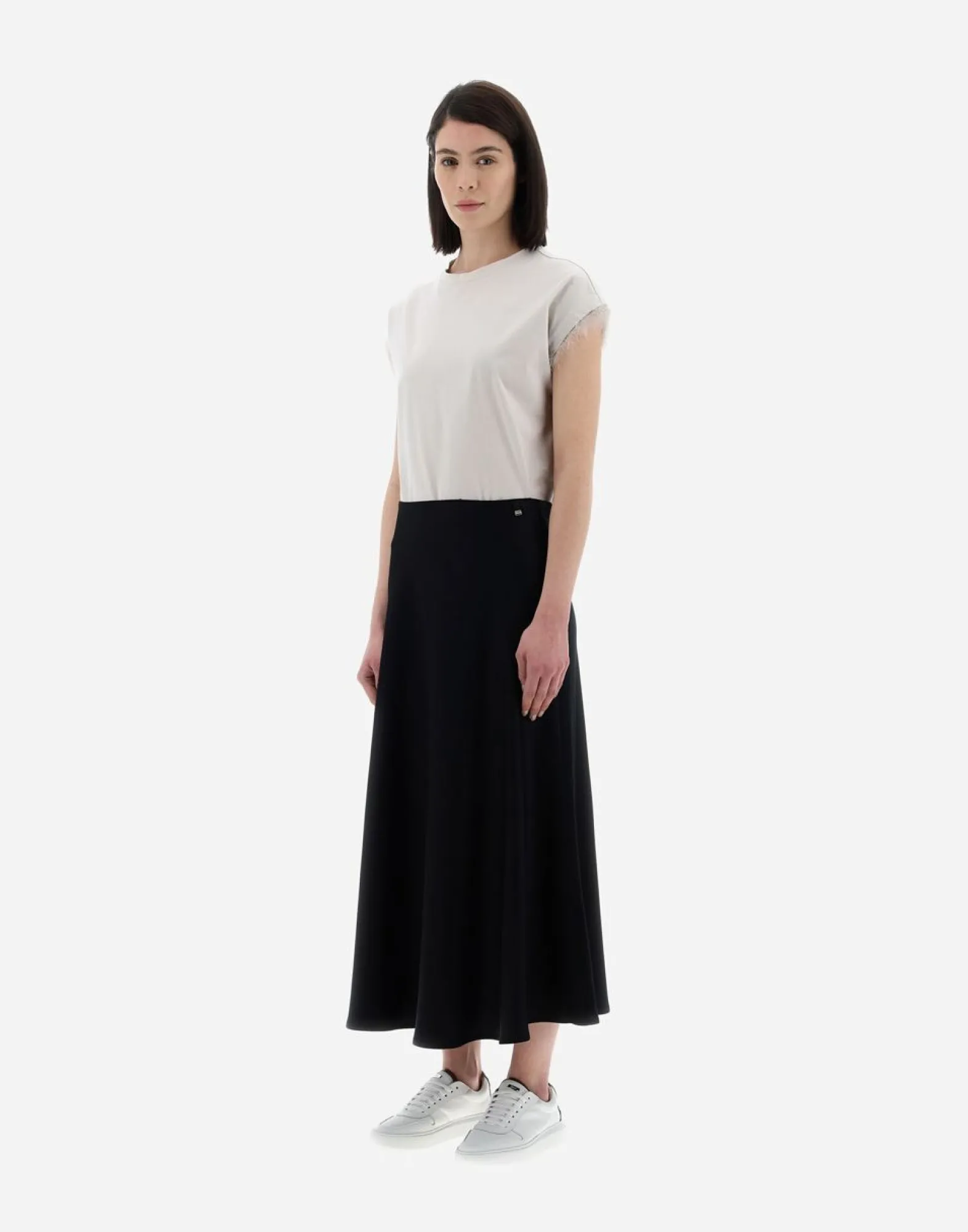 Herno Resort Skirt In Satin Effect