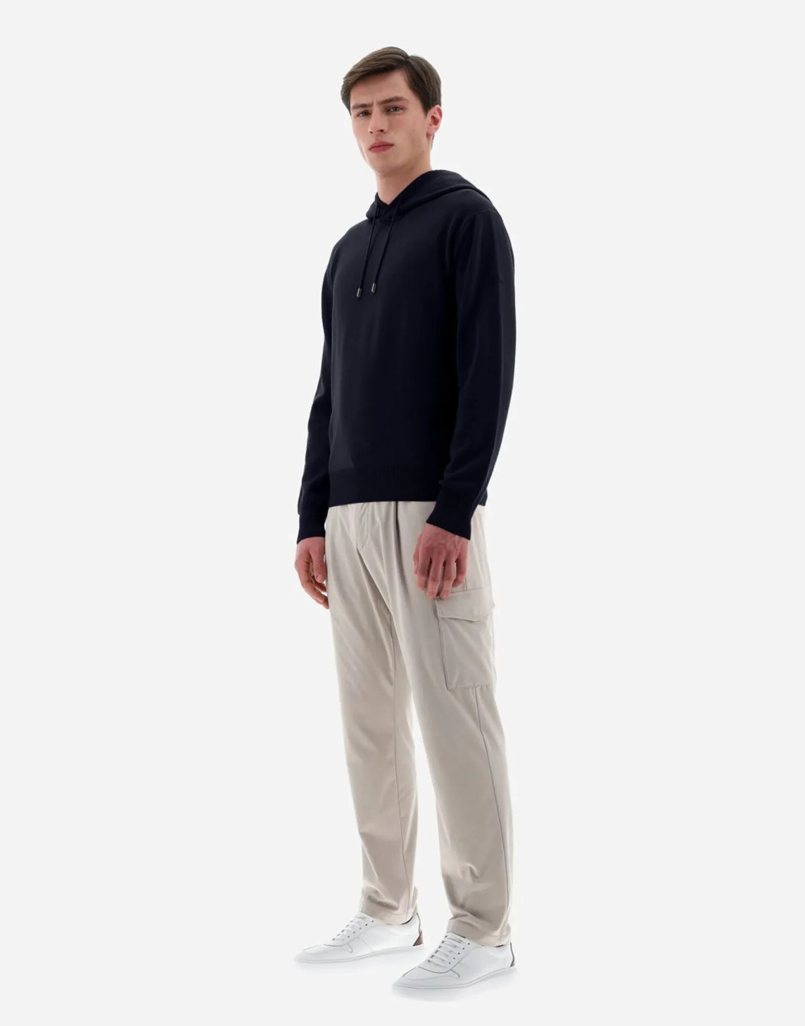Herno Resort Sweater In Absolute Wool