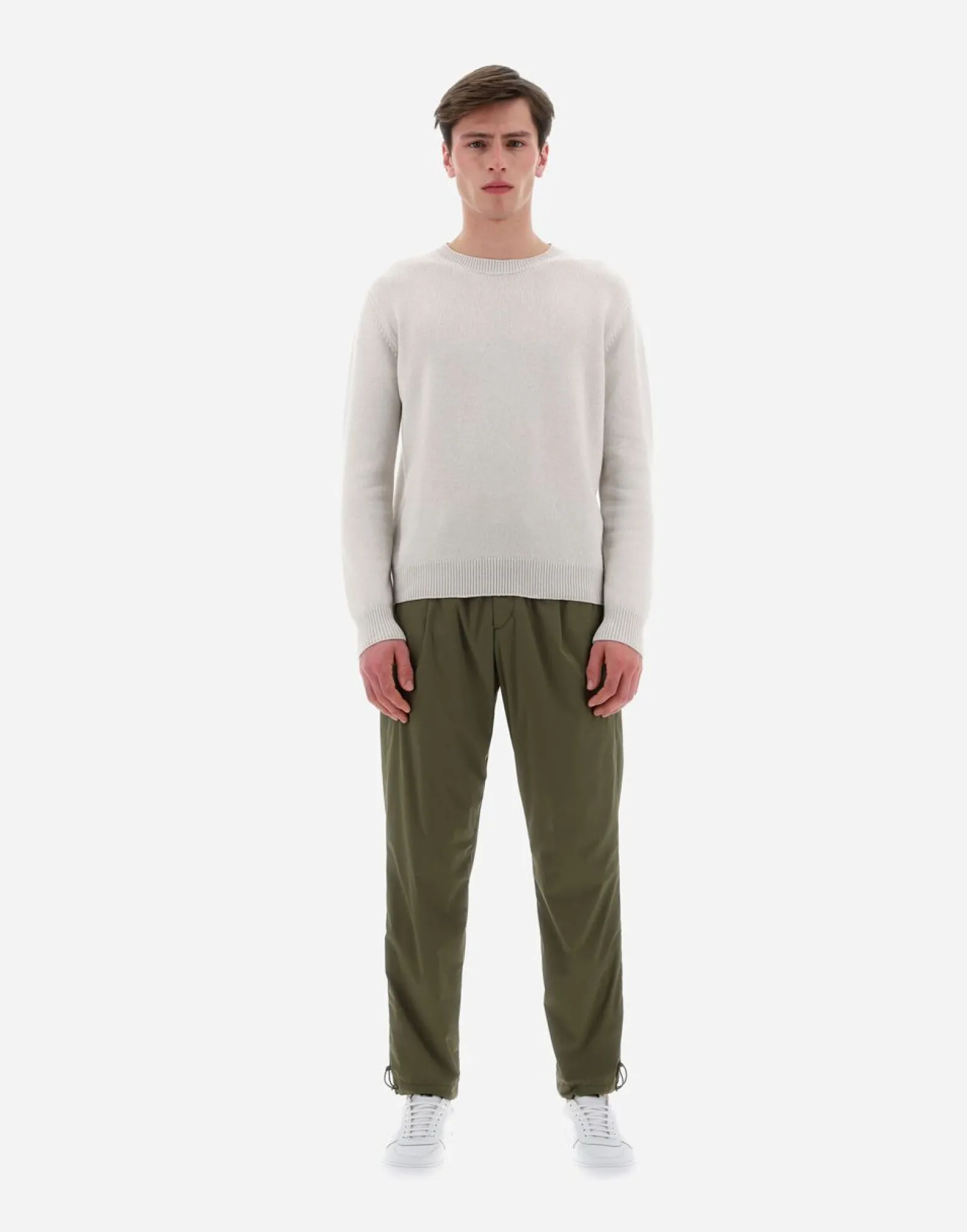 Herno Resort Sweater In Cloud Cashmere