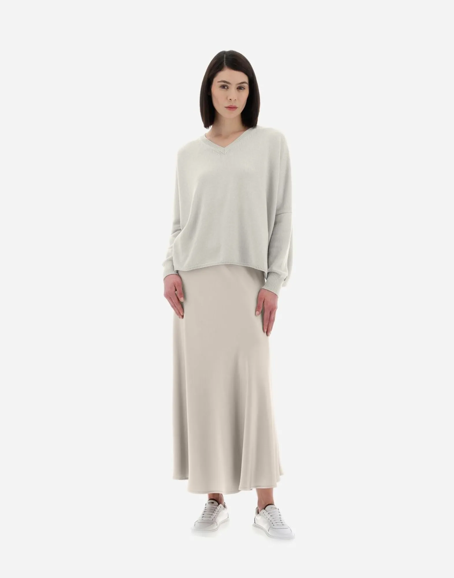 Herno Resort Sweater In Eternity Cashmere