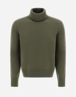 Herno Resort Sweater In Light Infinity Wool