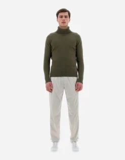Herno Resort Sweater In Light Infinity Wool