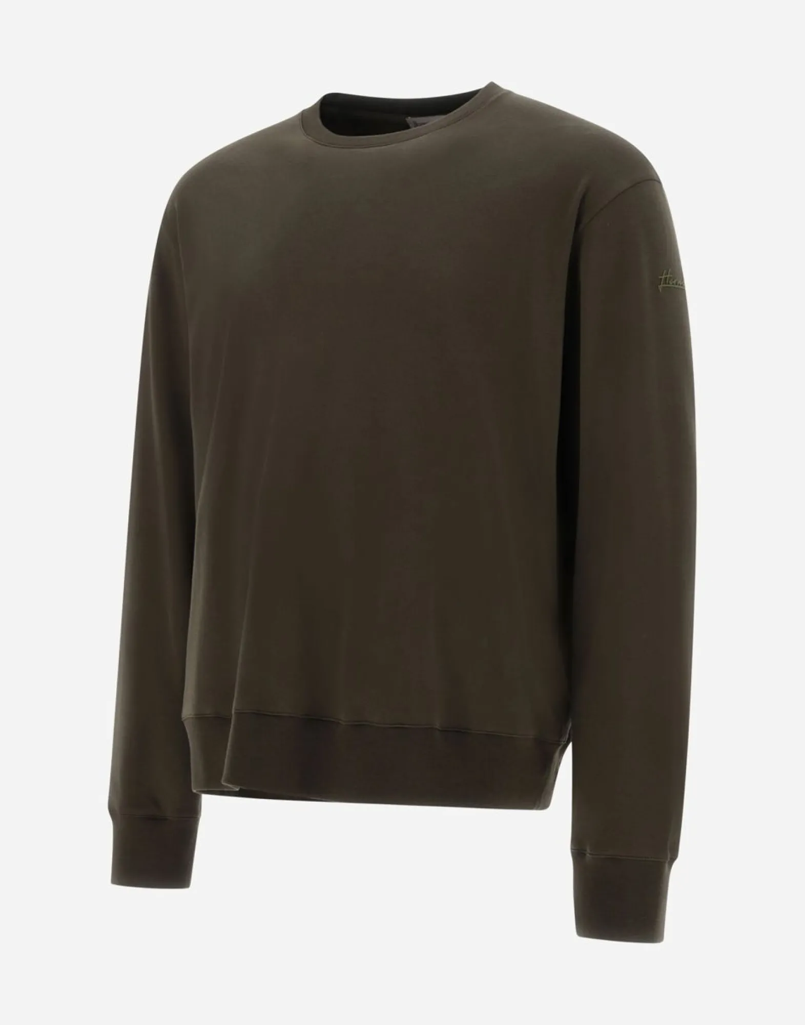 Herno Resort Sweatshirt In Basic Cotton