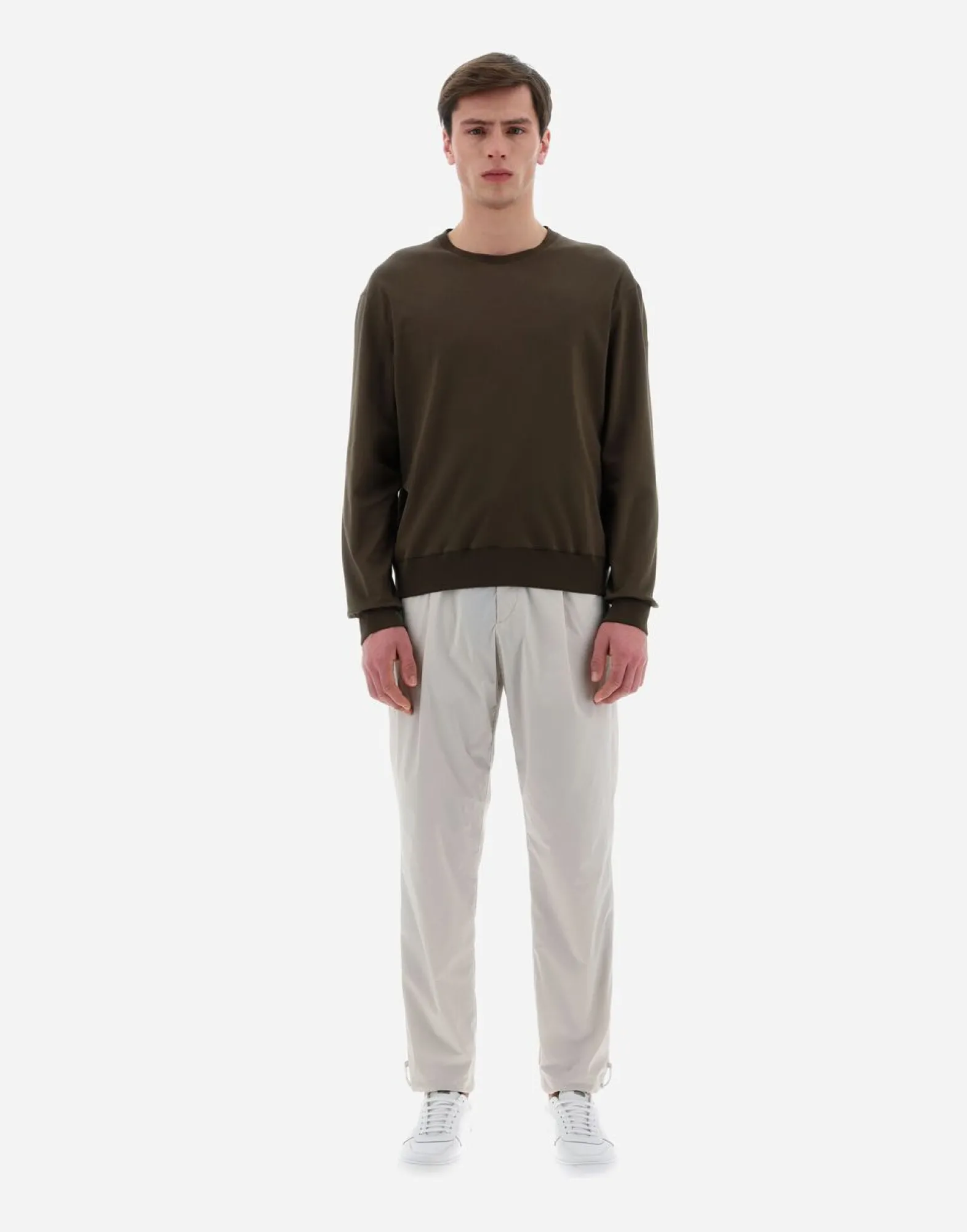 Herno Resort Sweatshirt In Basic Cotton