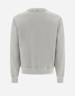Herno Resort Sweatshirt In Boiled Wool Jersey