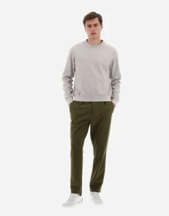 Herno Resort Sweatshirt In Boiled Wool Jersey