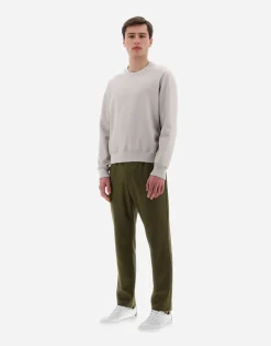 Herno Resort Sweatshirt In Boiled Wool Jersey