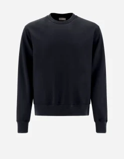 Herno Resort Sweatshirt In Boiled Wool Jersey