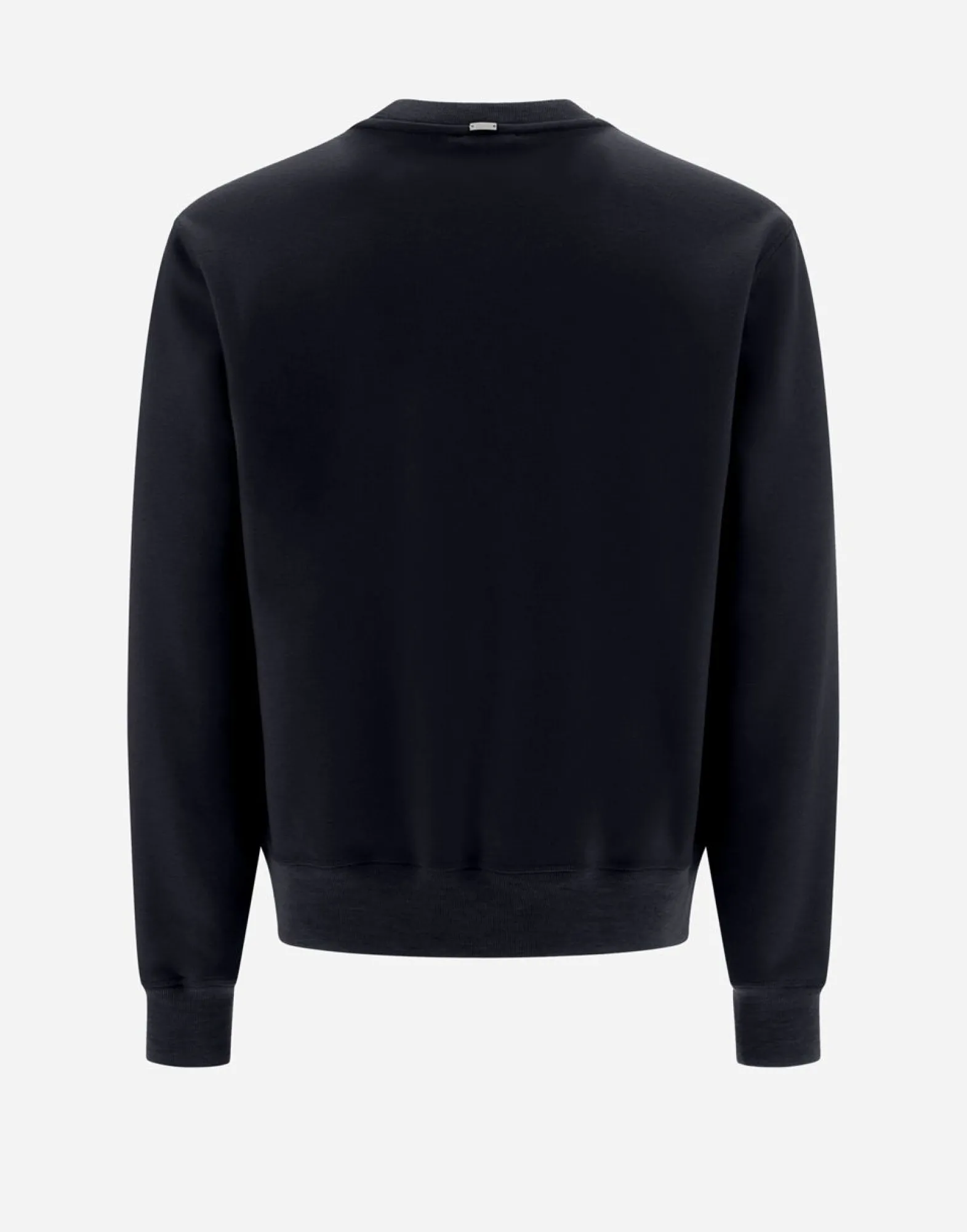 Herno Resort Sweatshirt In Boiled Wool Jersey