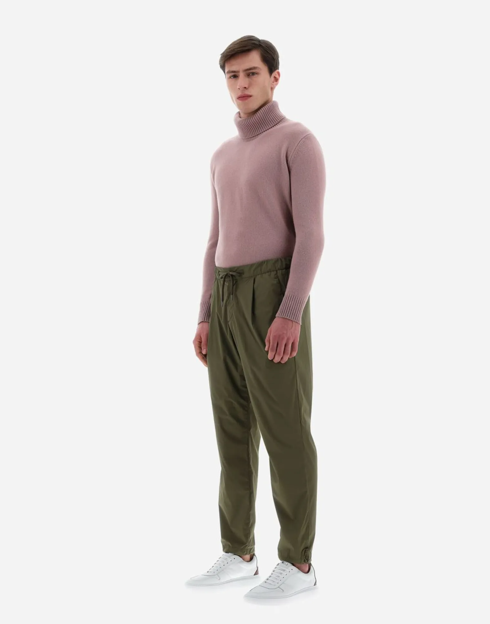 Herno Resort Trousers In Light Nylon Stretch