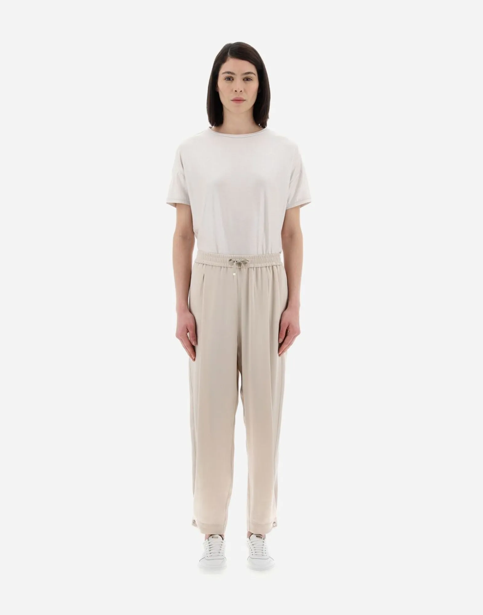 Herno Resort Trousers In Satin Effect