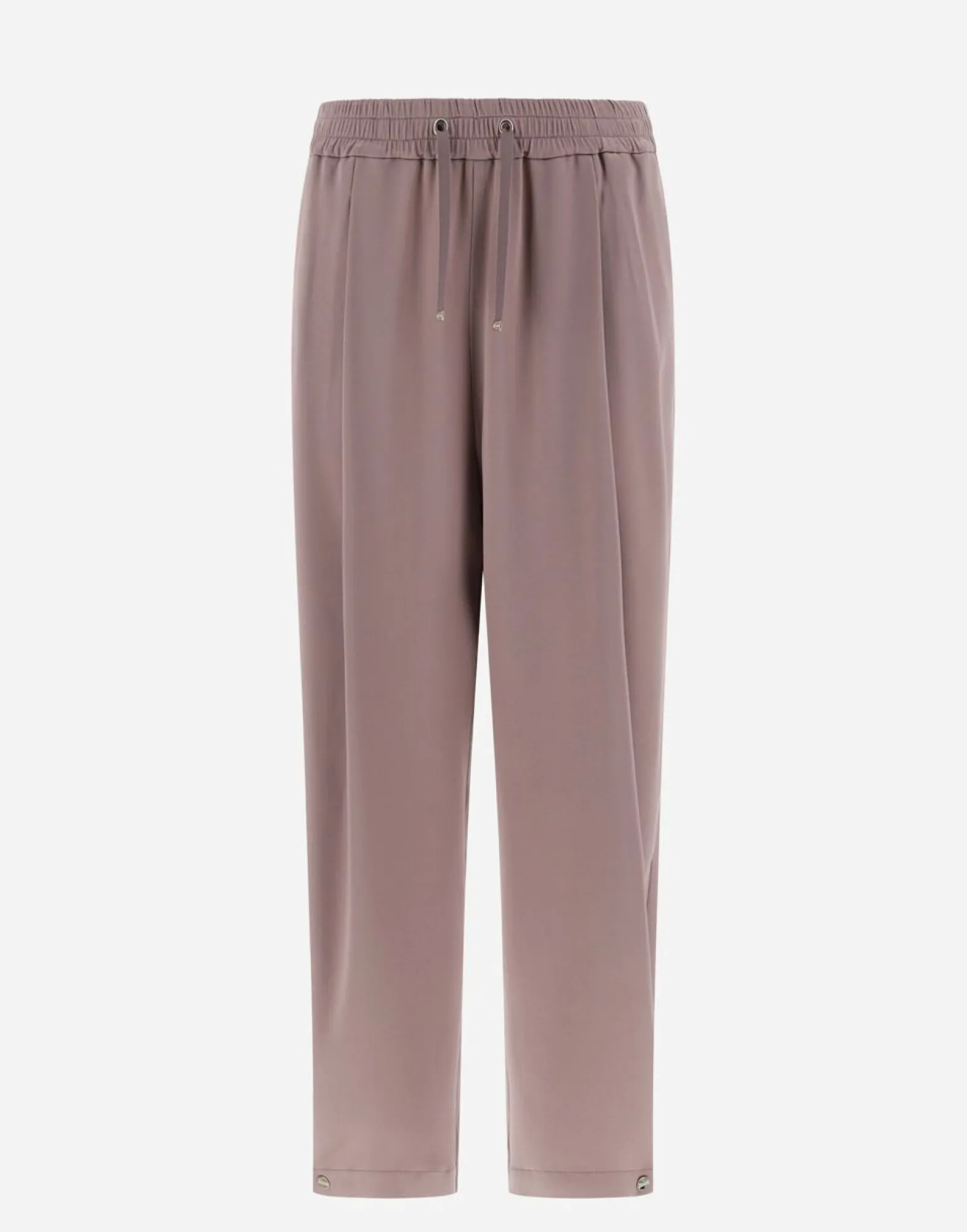 Herno Resort Trousers In Satin Effect