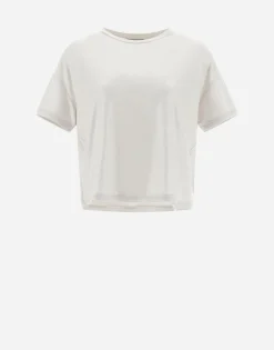 Herno Resort T-Shirt In Coated Jersey
