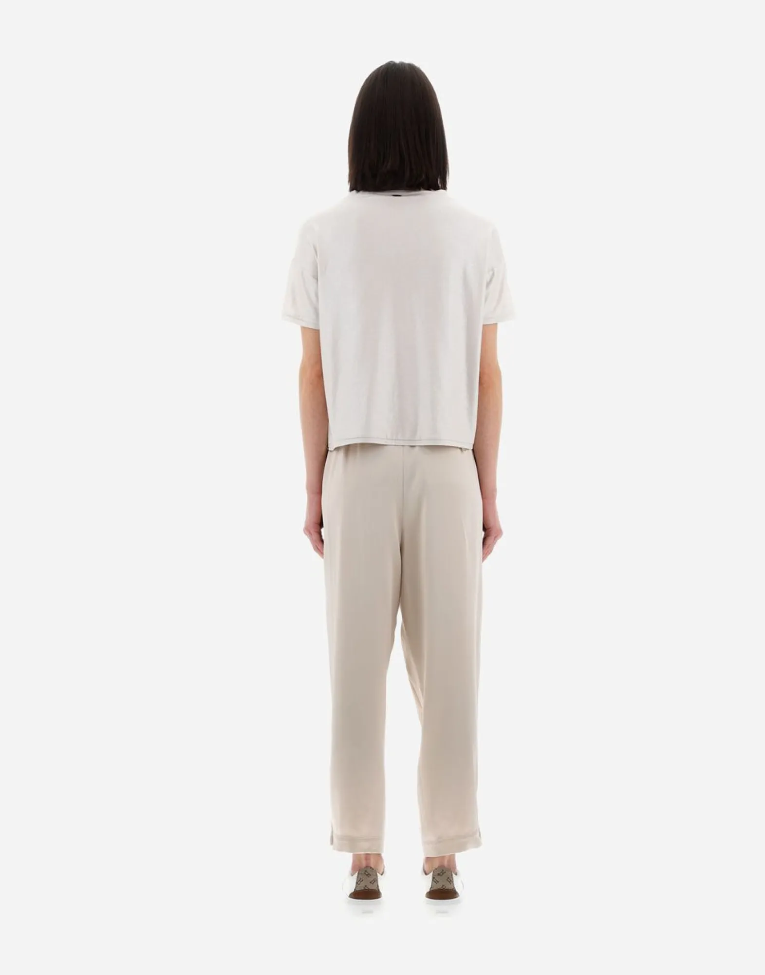 Herno Resort T-Shirt In Coated Jersey