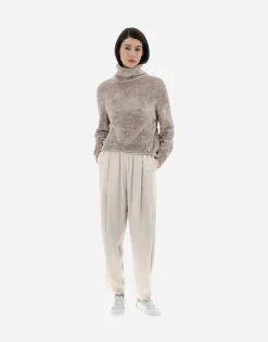 Herno Resort Turtleneck Sweater In Chenille Knit