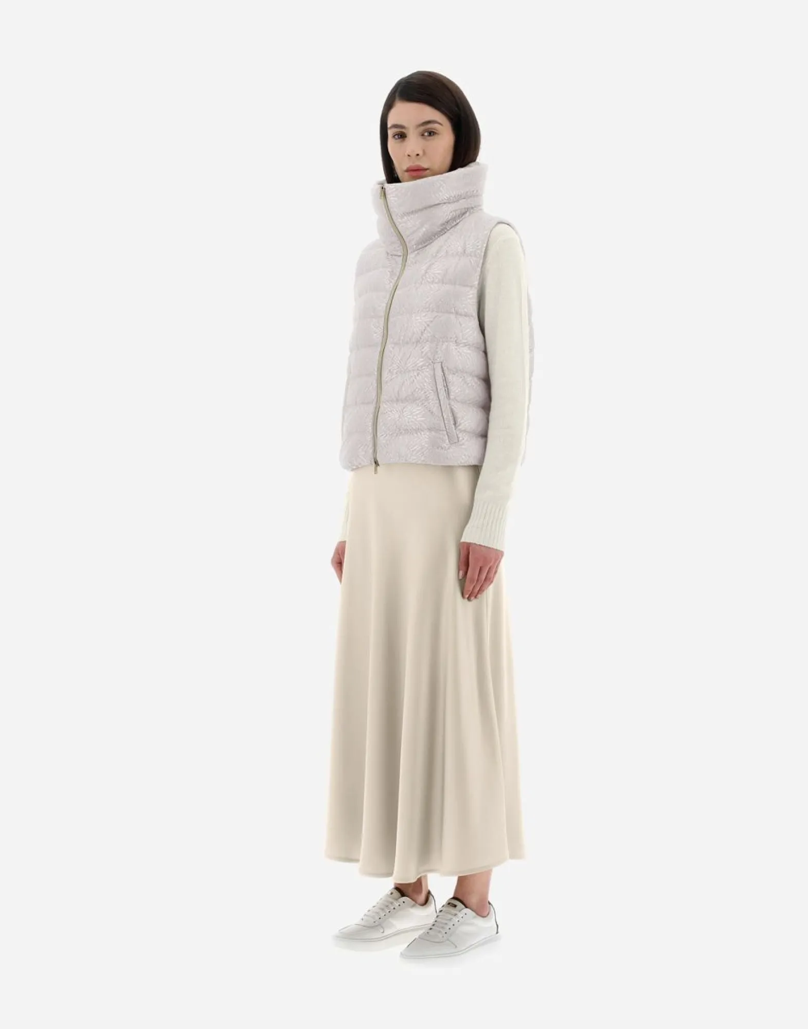 Herno Resort Waistcoat In New Lace