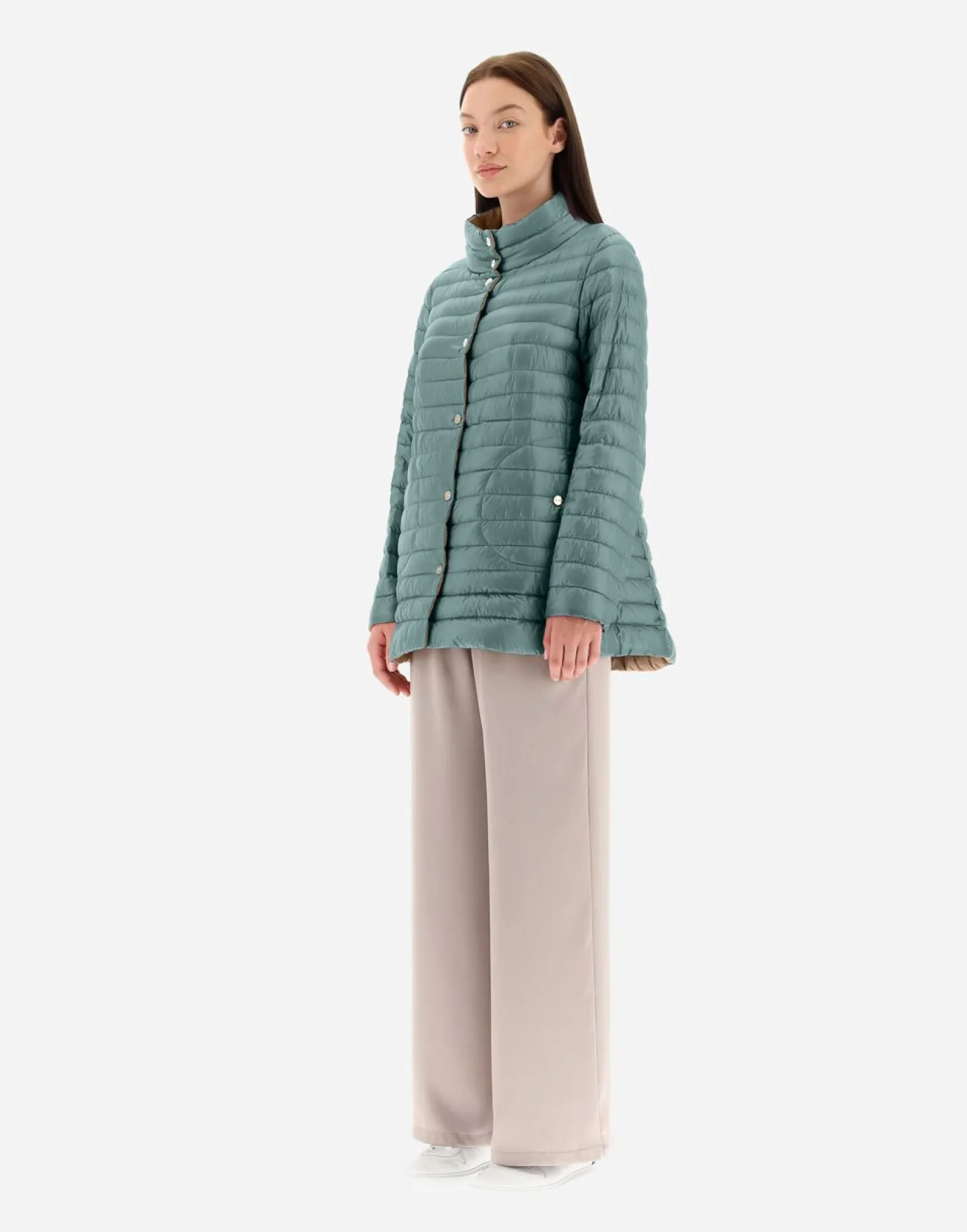 Herno Reversible A-Shape In Nylon Ultralight