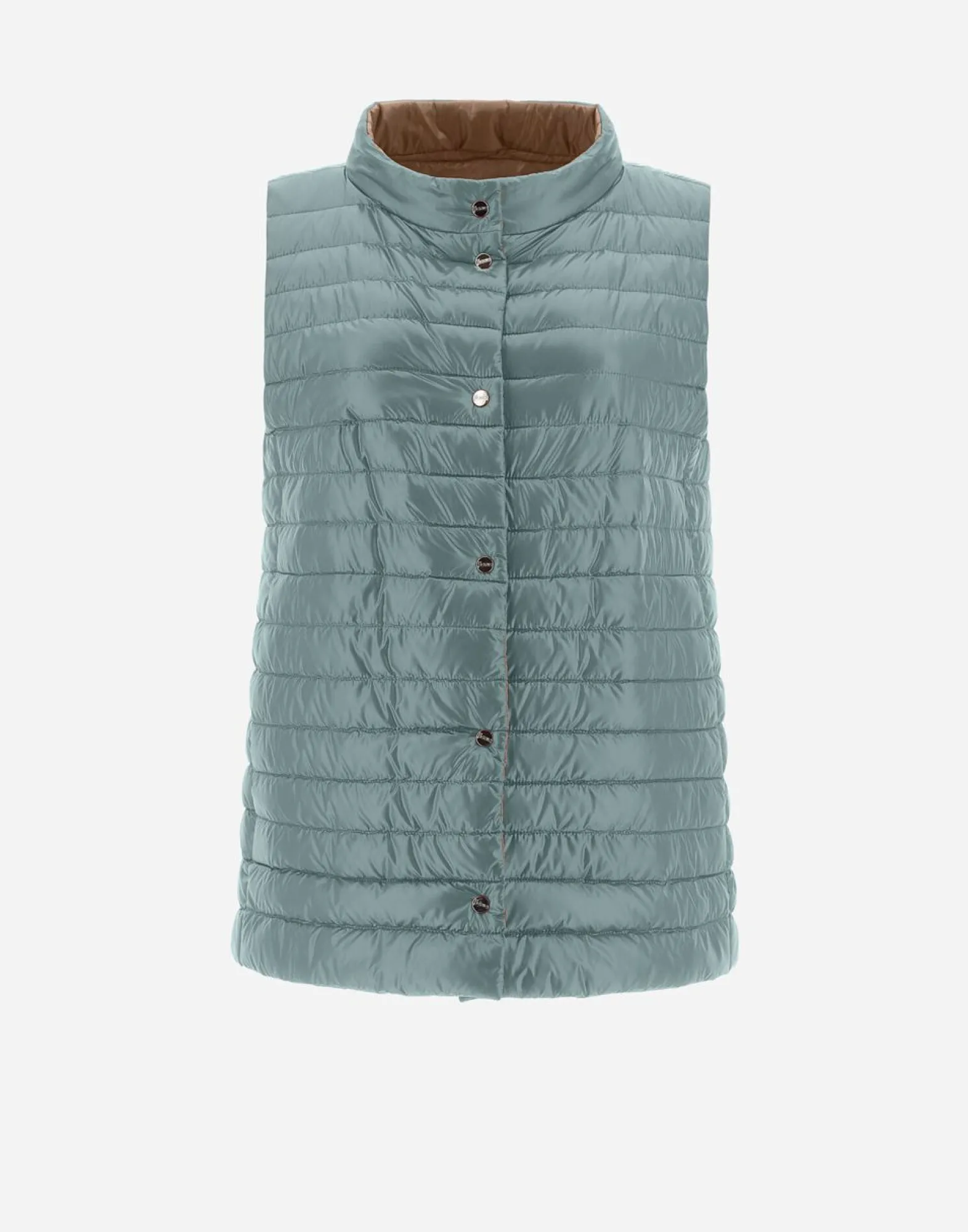Herno Reversible Two-Tone Waistcoat In Nylon Ultralight