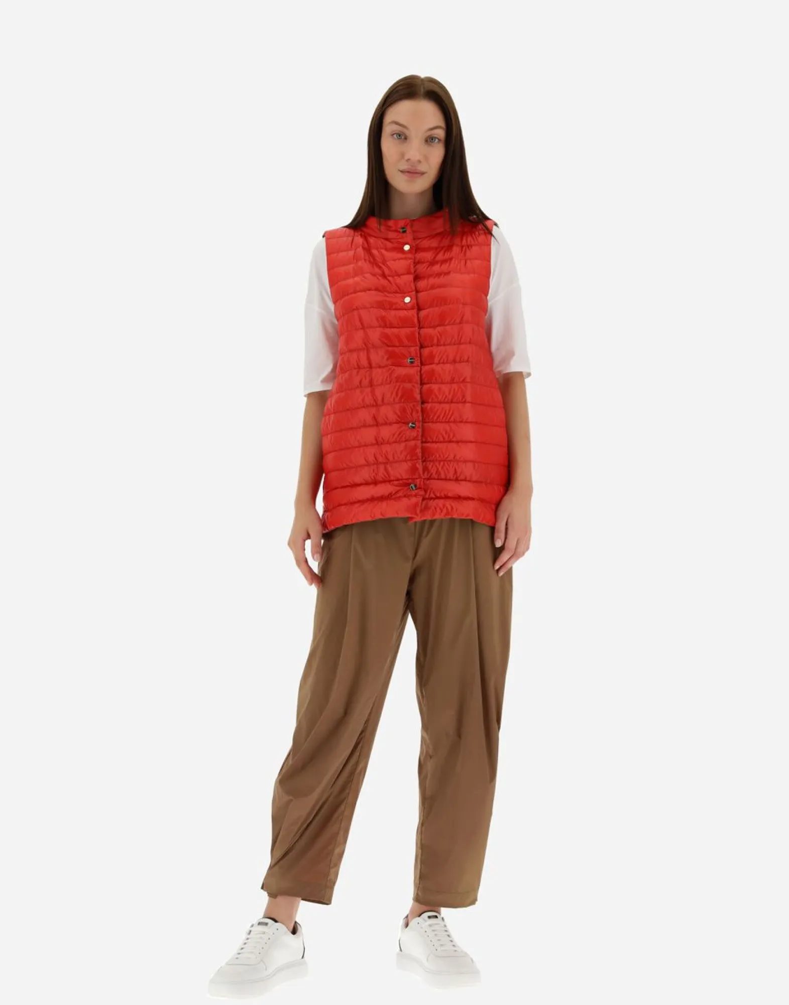 Herno Reversible Two-Tone Waistcoat In Nylon Ultralight