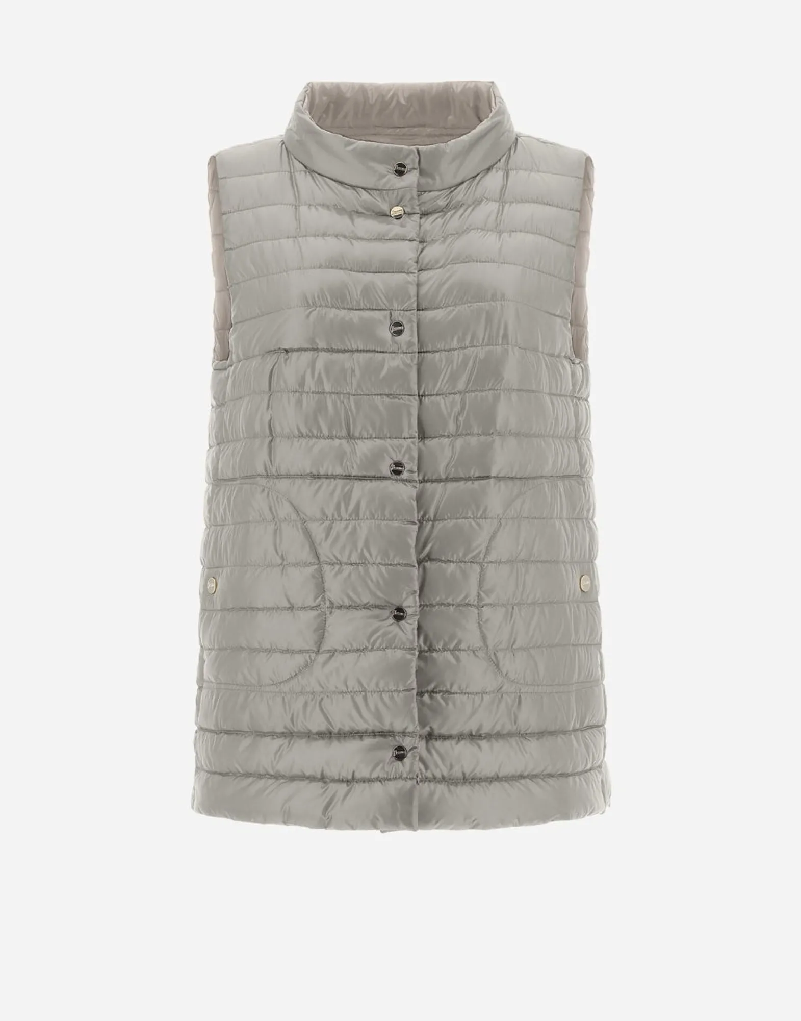 Herno Reversible Two-Tone Waistcoat In Nylon Ultralight