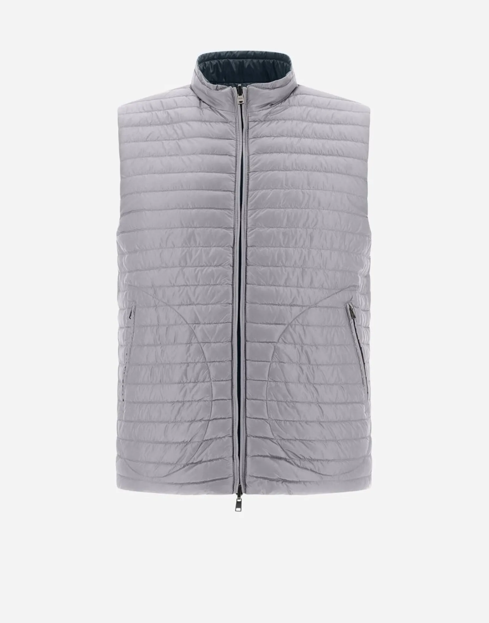 Herno Reversible Two-Tone Waistcoat In Nylon Ultralight