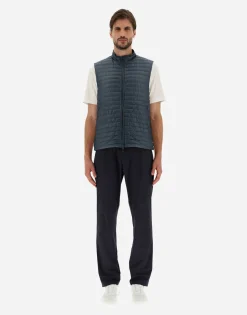 Herno Reversible Two-Tone Waistcoat In Nylon Ultralight