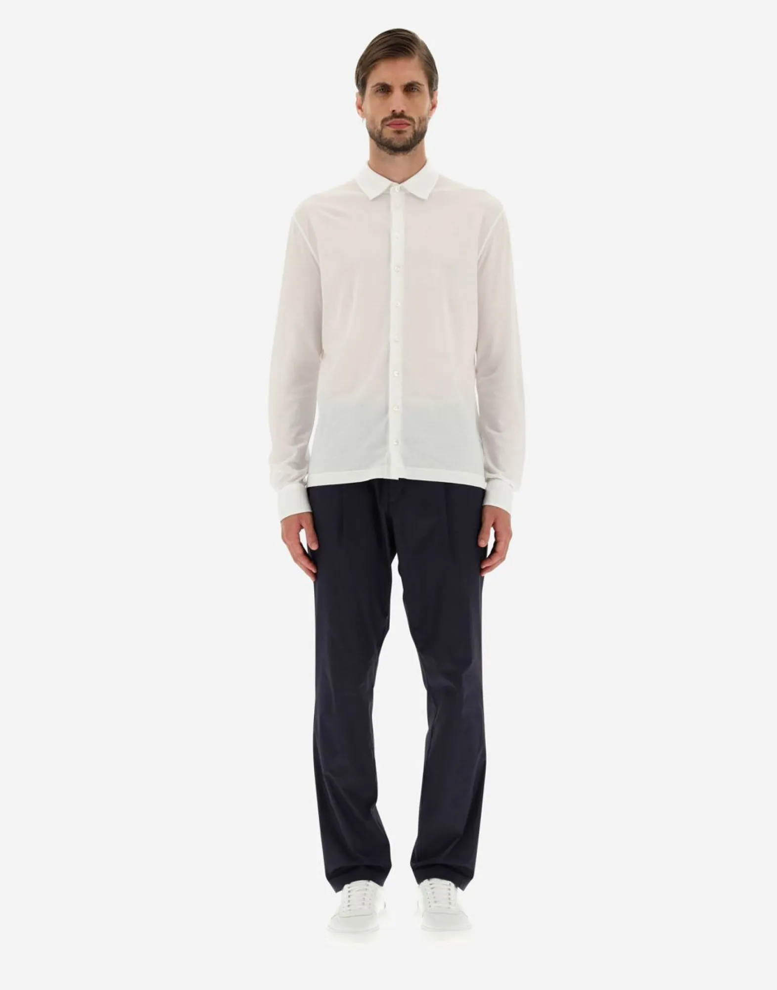 Herno Shirt In Crepe Jersey