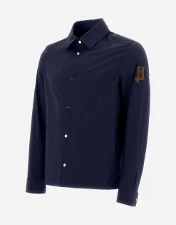 Herno Shirt In Light Cotton Stretch