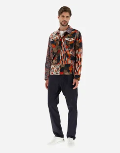 Herno Shirt In Spring Patch Cotton