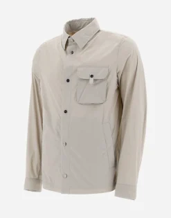 Herno Shirt In Ultralight Crease