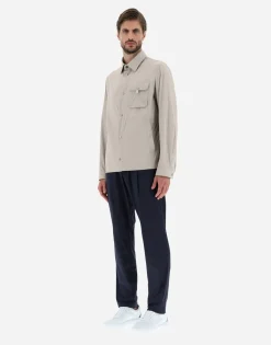 Herno Shirt In Ultralight Crease