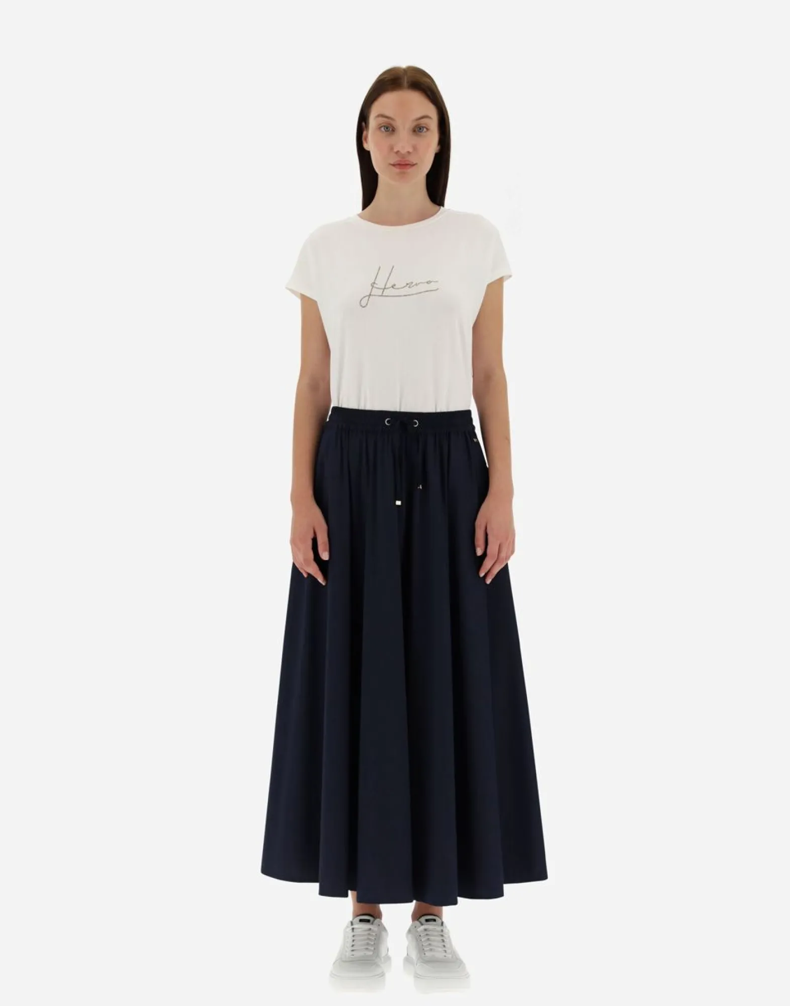 Herno Skirt In Light Nylon Stretch