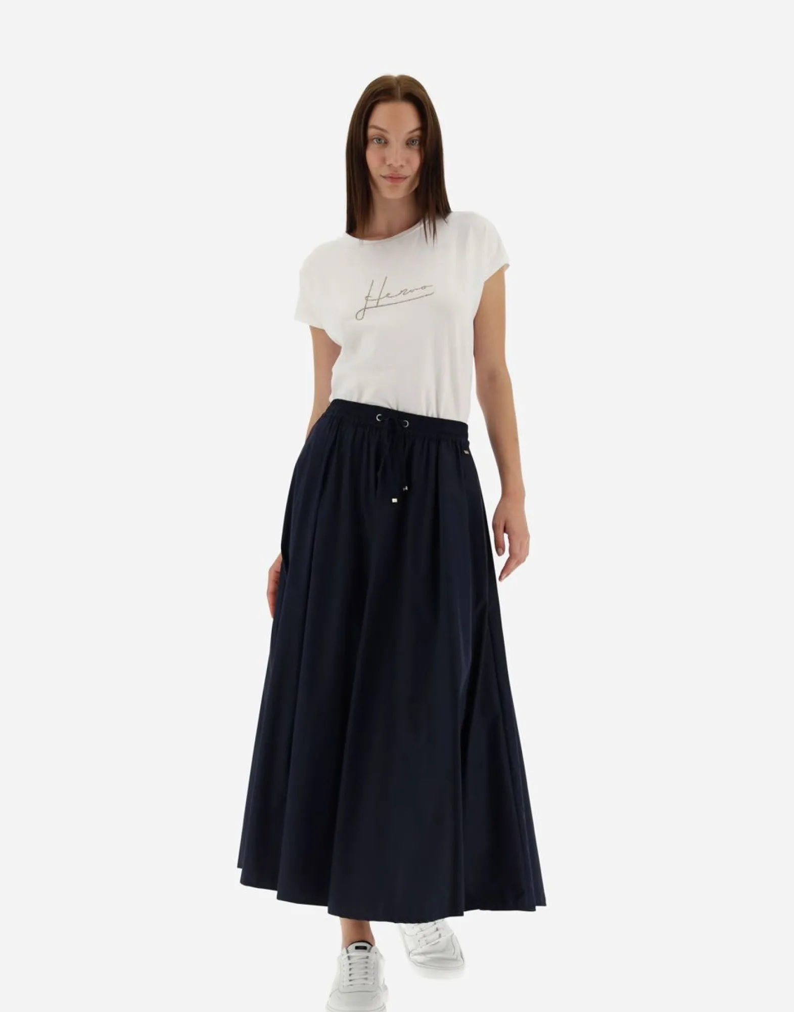 Herno Skirt In Light Nylon Stretch