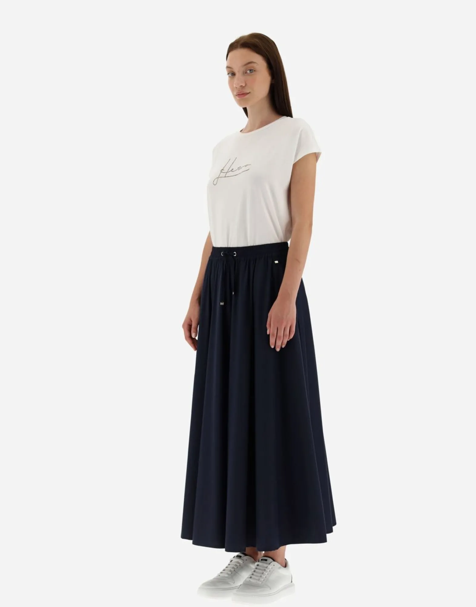 Herno Skirt In Light Nylon Stretch