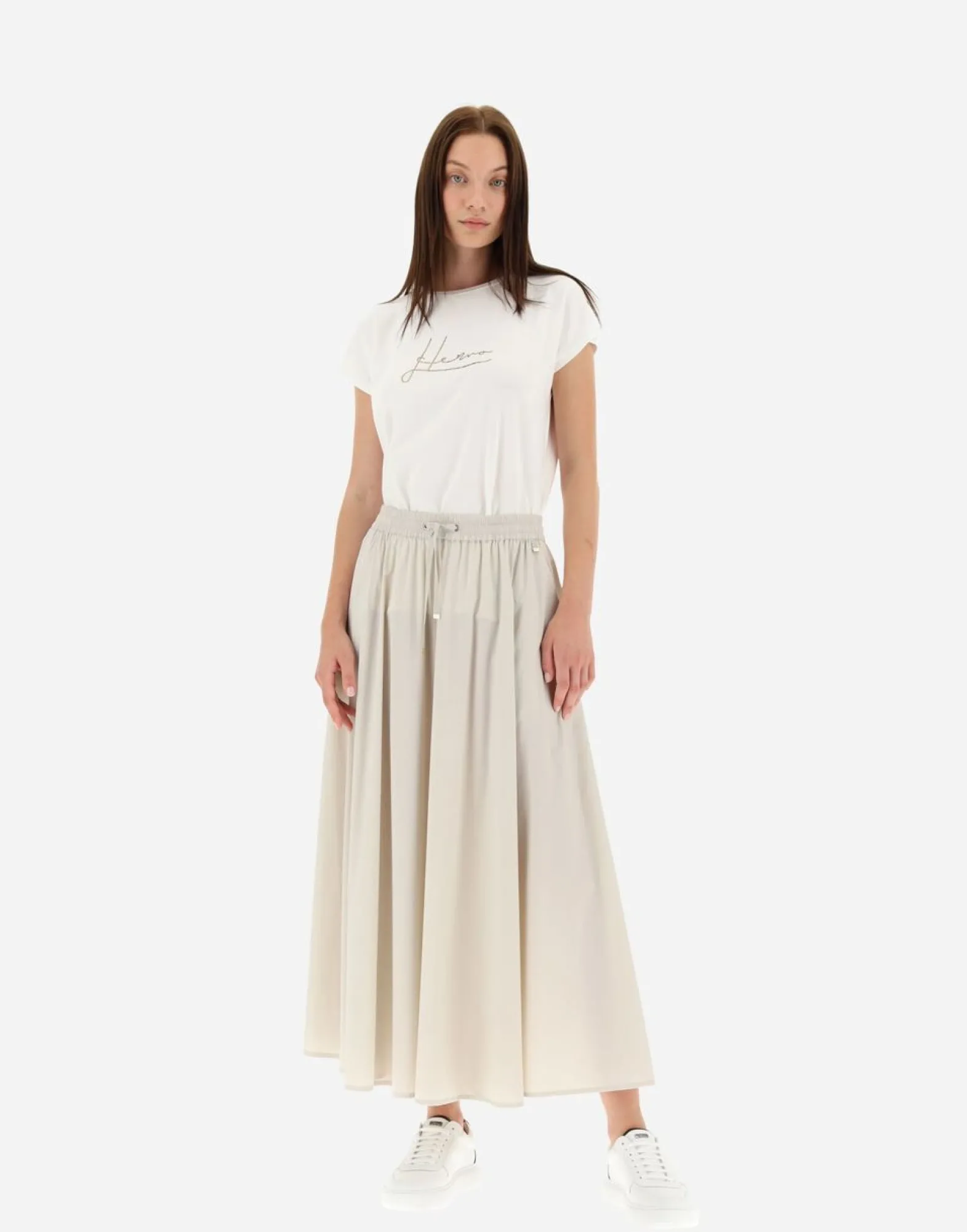 Herno Skirt In Light Nylon Stretch