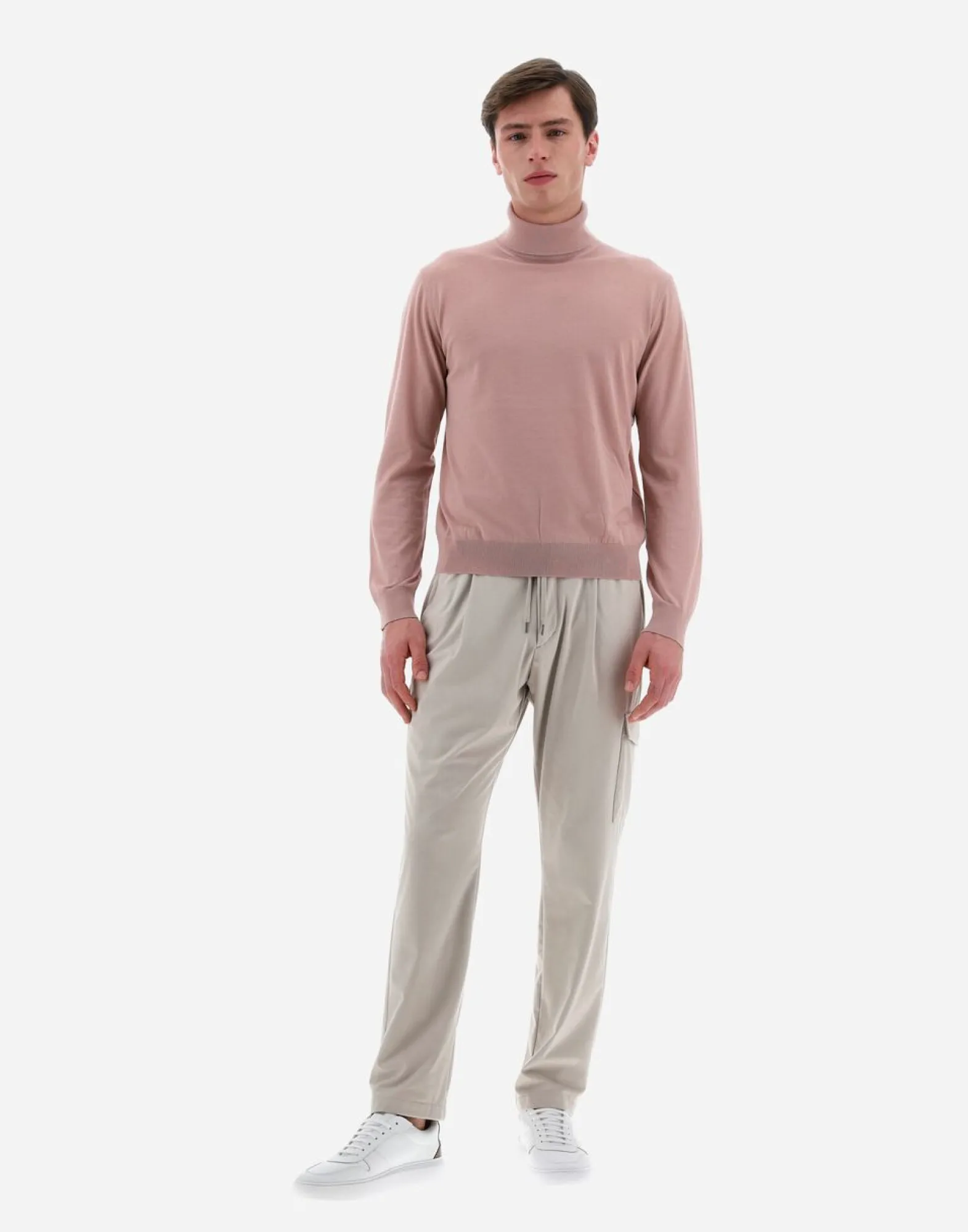 Herno Suede-Effect Resort Trousers