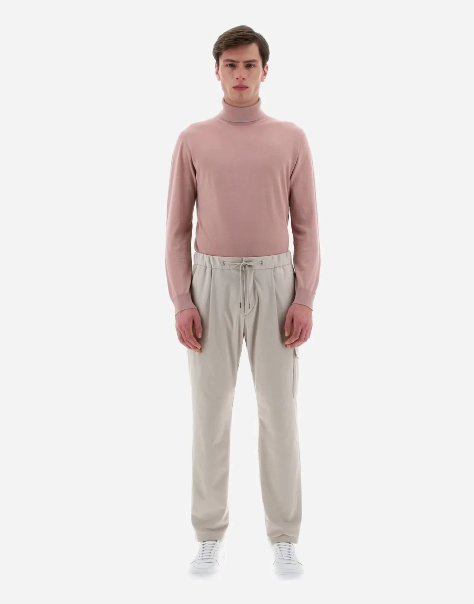 Herno Suede-Effect Resort Trousers