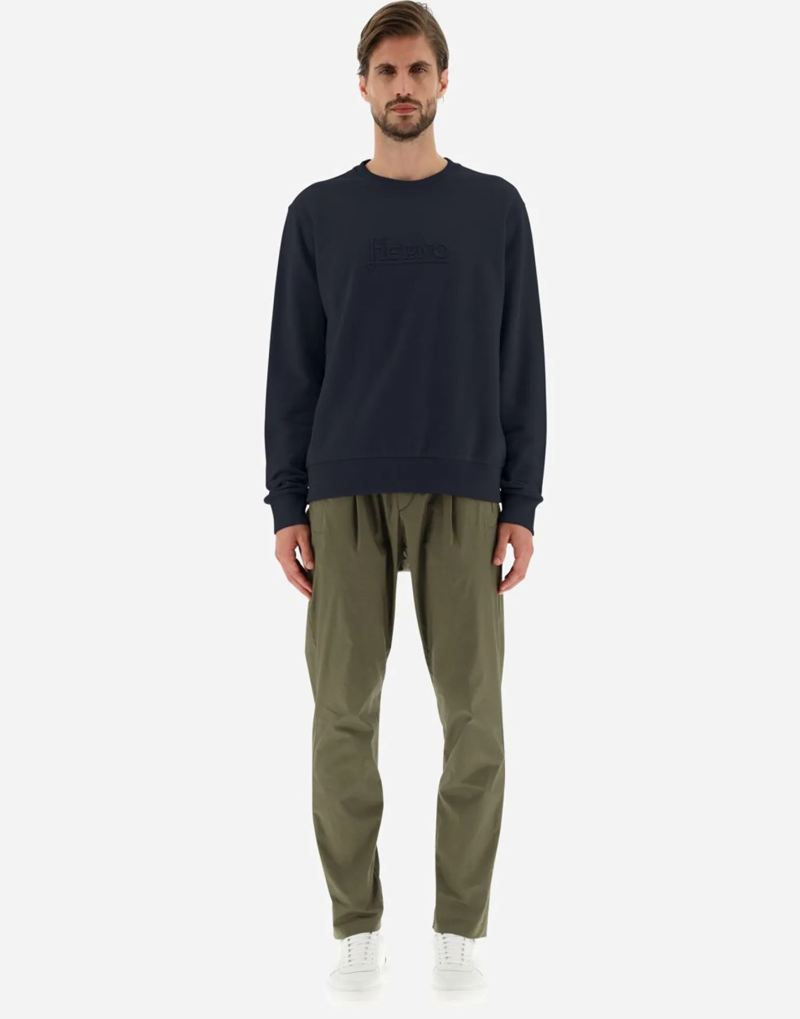 Herno Sweatshirt In Cotton Sweater