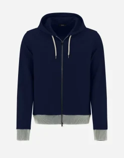 Herno Sweatshirt In Double Sweater