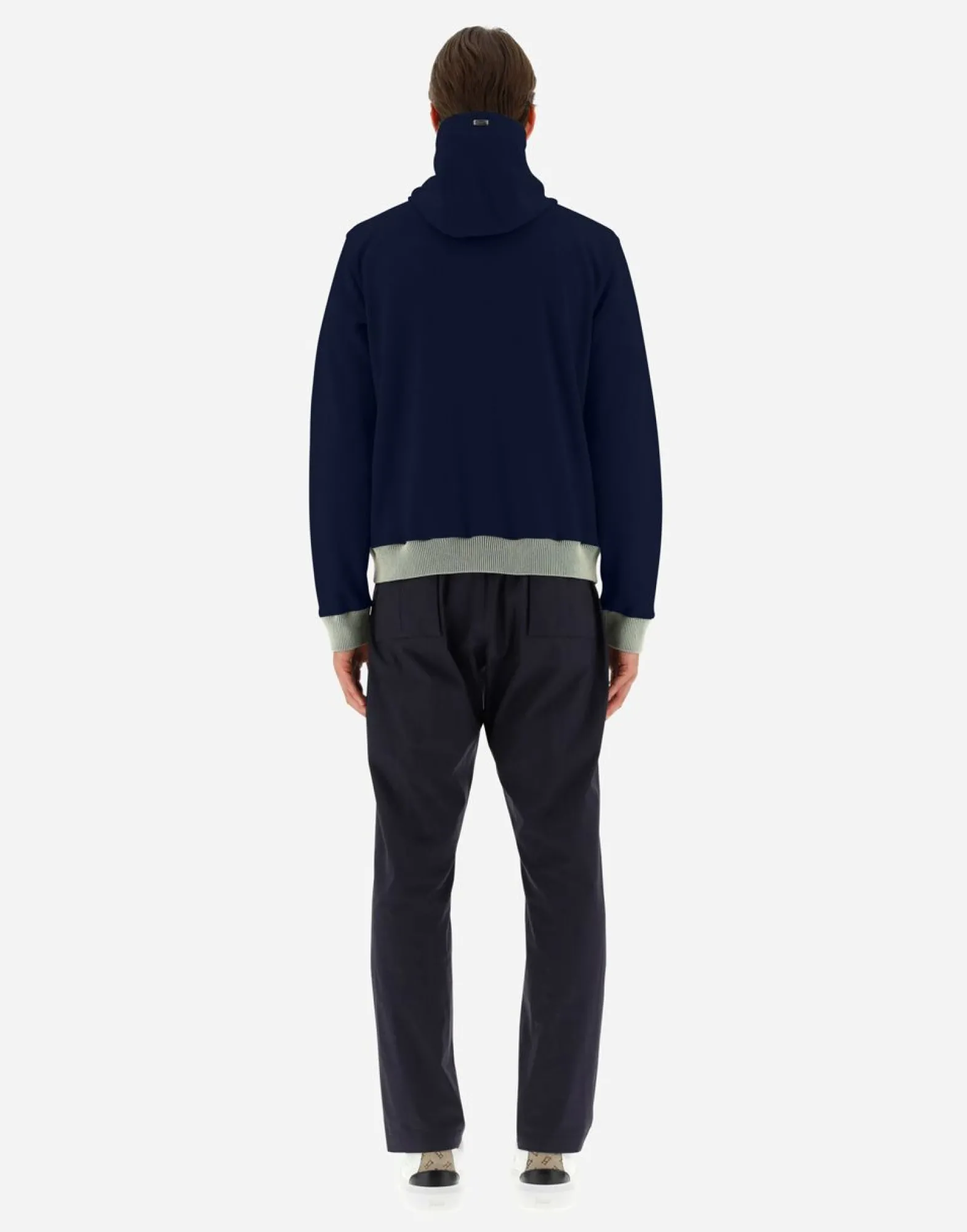 Herno Sweatshirt In Double Sweater