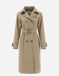 Herno Trench Coat In Delon & Monogram