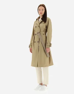 Herno Trench Coat In Delon & Monogram