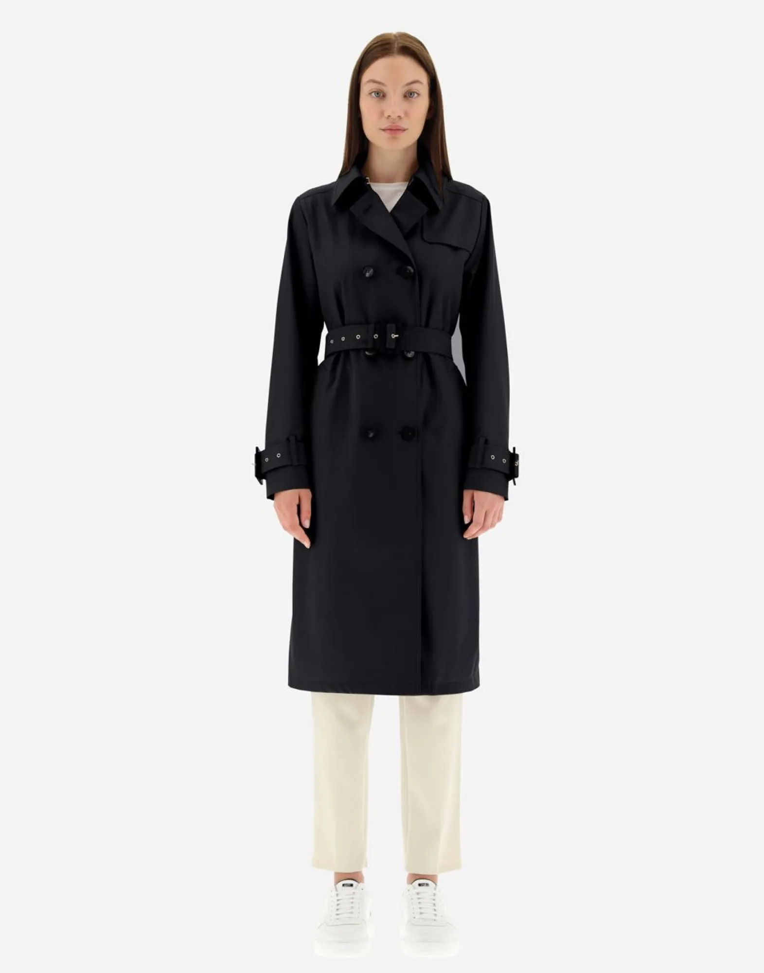 Herno Trench Coat In Delon & Monogram