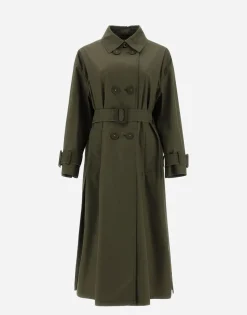 Herno Trench Coat In Delon & Plaster