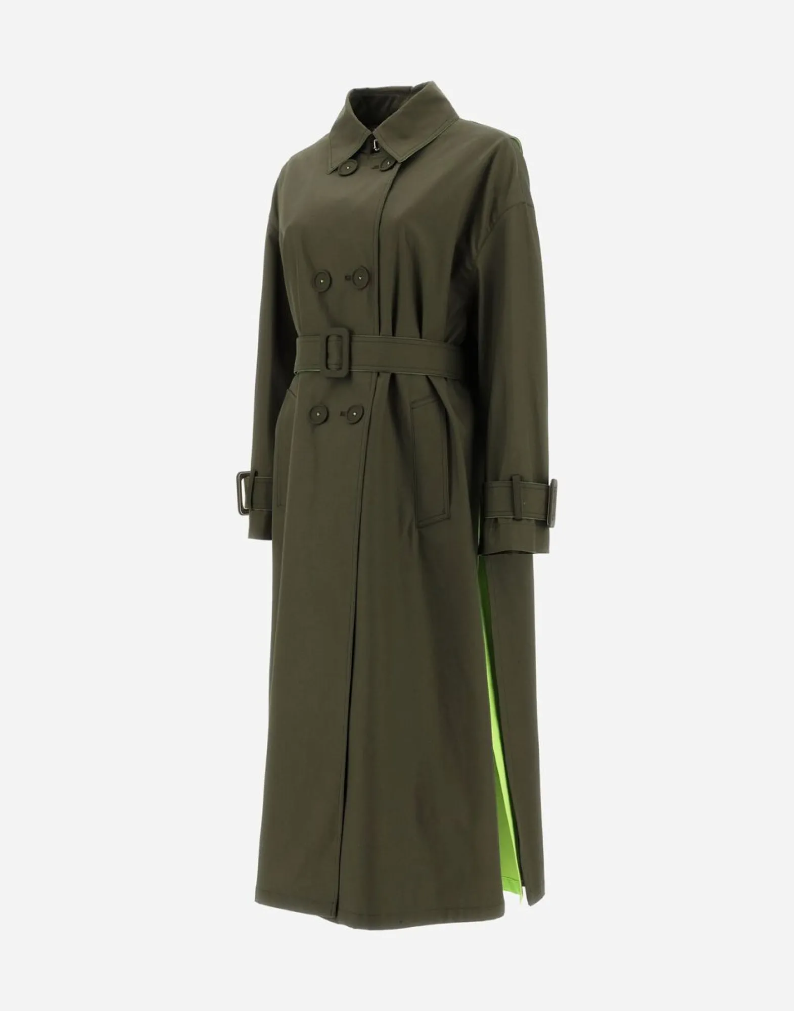 Herno Trench Coat In Delon & Plaster