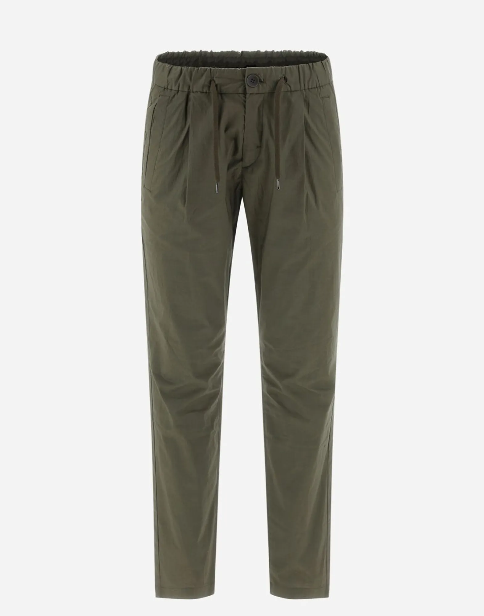 Herno Trousers In Light Cotton Stretch