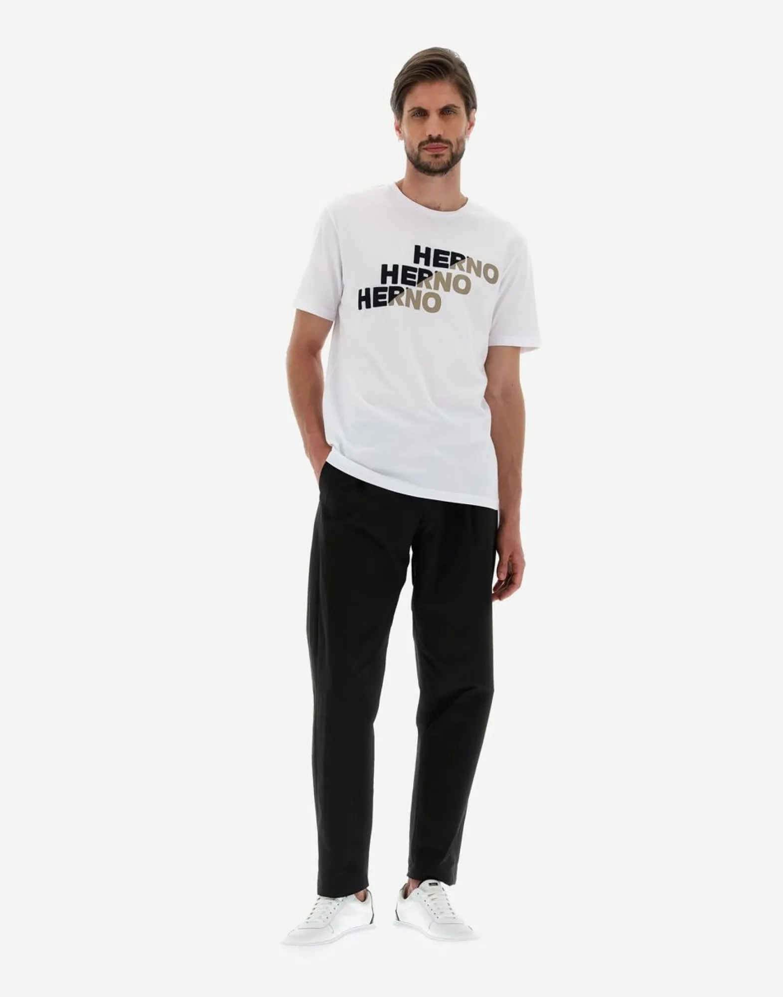 Herno T-Shirt In Compact Jersey