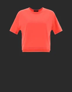 Herno T-Shirt In Dynamic Interlock And Light Opalescent